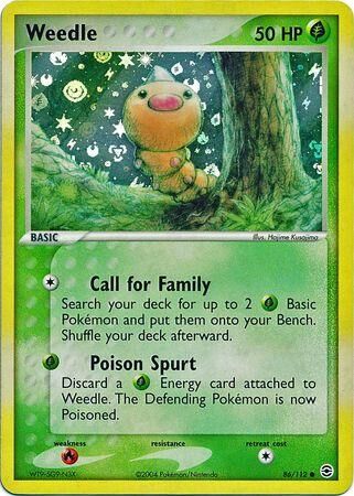 Weedle - 86/112 - Reverse Holo - EN
