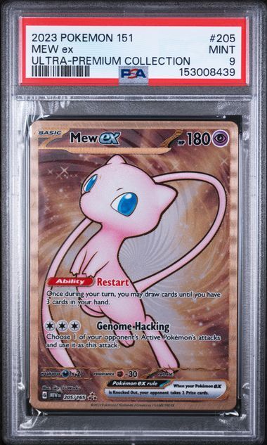 Mew ex #205 - 2023 151 Ultra-Premium Collection - PSA 9 MINT - Pokemon Mew ex #205 - 2023 151 Ultra-Premium Collection - PSA 9 MINT - Pokemon