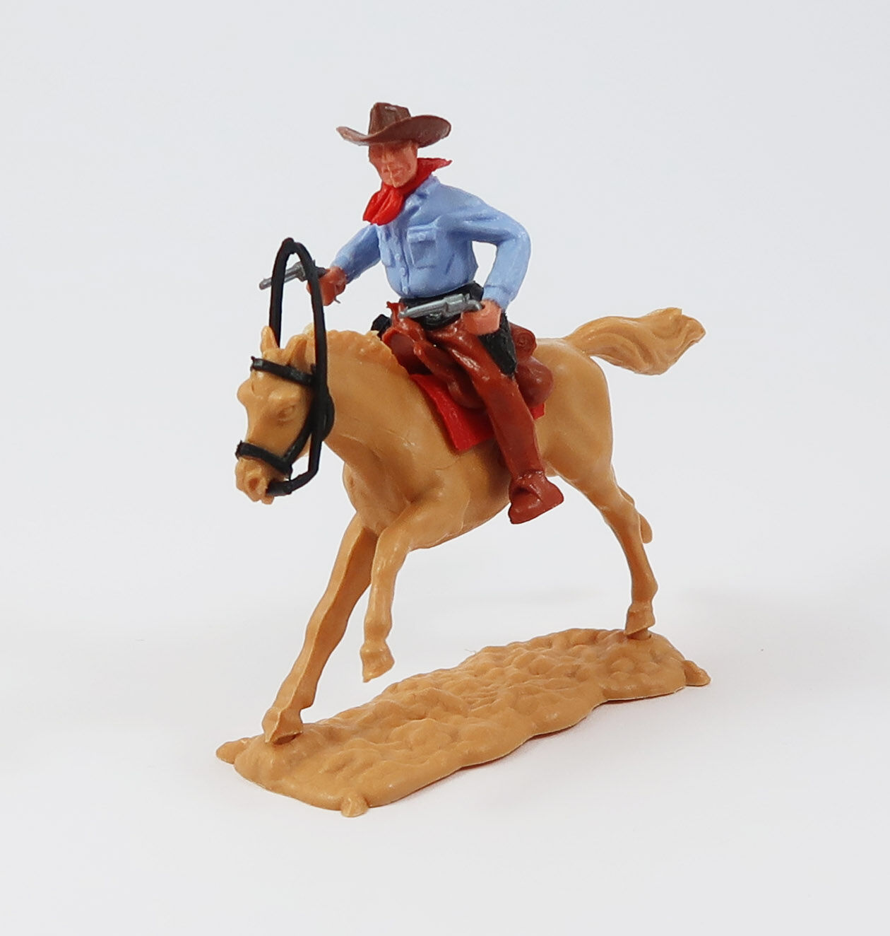 Timpo Cowboy Reiter mit 2 Pistolen