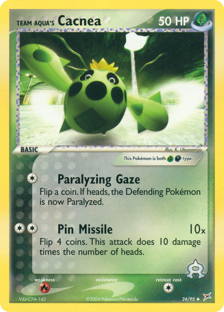 Team Aqua’s Cacnea - 24/95 - EN