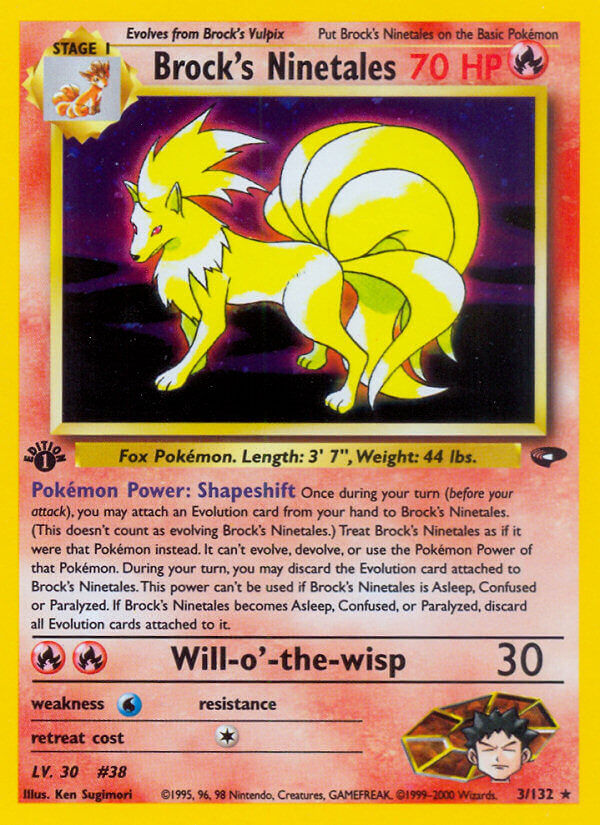 Brock’s Ninetales - 3/132 - EN Brock’s Ninetales - 3/132 - EN