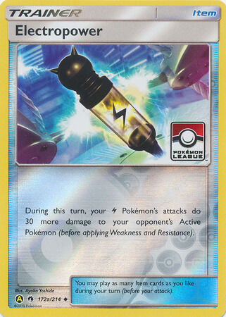 electropower-172a-214-pokemon-tcg-league-promo-near-mint Electropower - 172a/214 - Pokémon TCG - League Promo - Near Mint