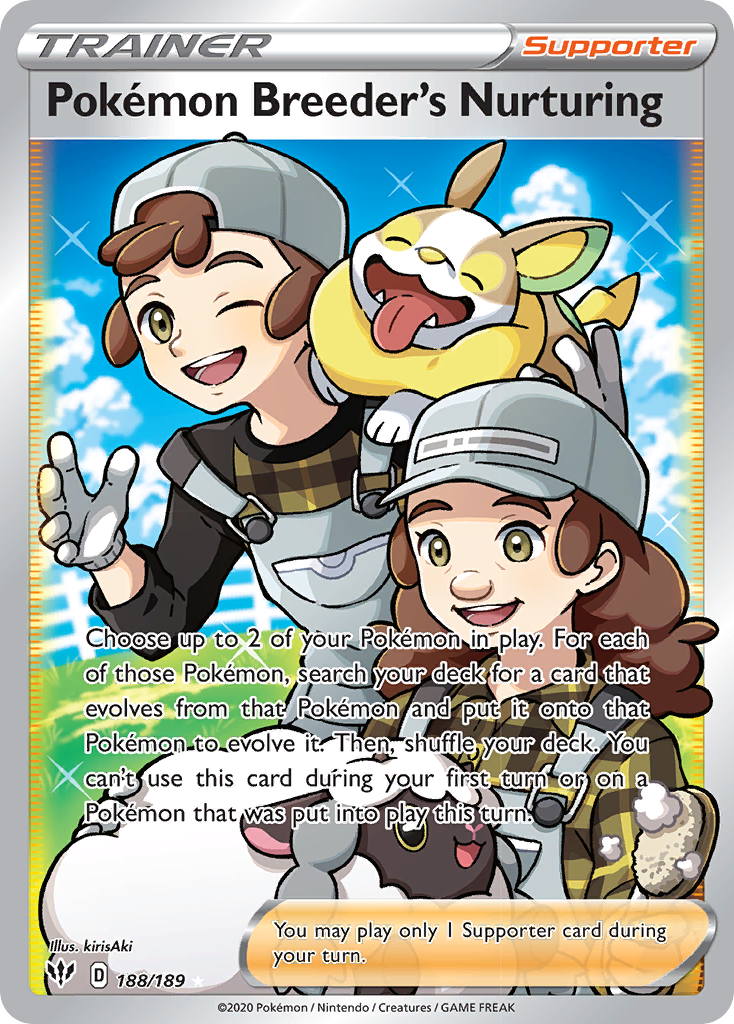 Pokémon Breeder’s Nurturing - 188/189 - EN Pokémon Breeder’s Nurturing - 188/189 - EN