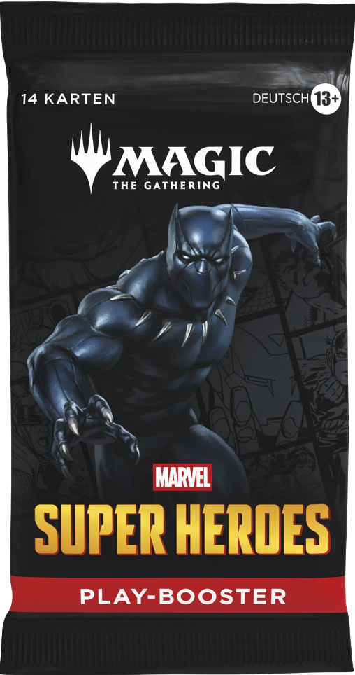 Magic the Gathering - Marvel Super Heroes 1 Random Play-Booster Pack - EN DE