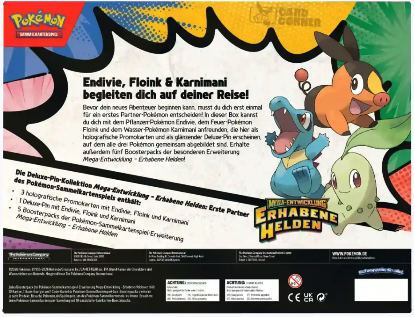 Mega-Entwicklung ME02.5: Erhabene Helden - Erste Partner Deluxe-Pin-Kollektion - DE