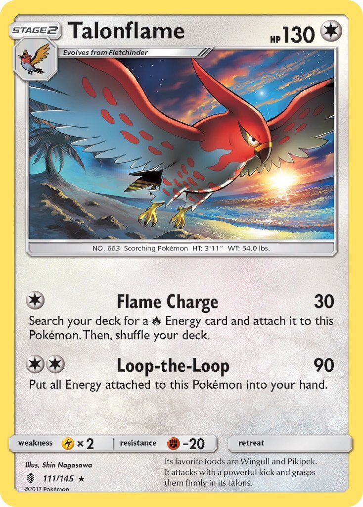 talonflame-111-145-pokemon-tcg-lightly-played-en Talonflame - 111/145 - Pokémon TCG - Lightly Played - EN