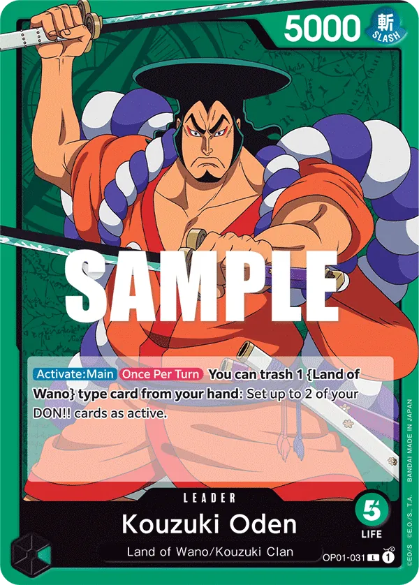 Kouzuki Oden - OP01-031 Kouzuki Oden - OP01-031