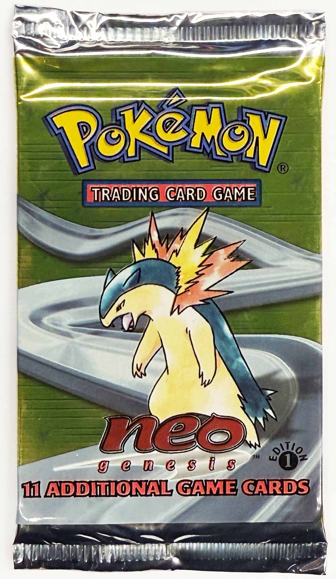 Pokémon Neo Genesis 1st Edition Booster Sealed (Typhlosion Artwork) - EN
