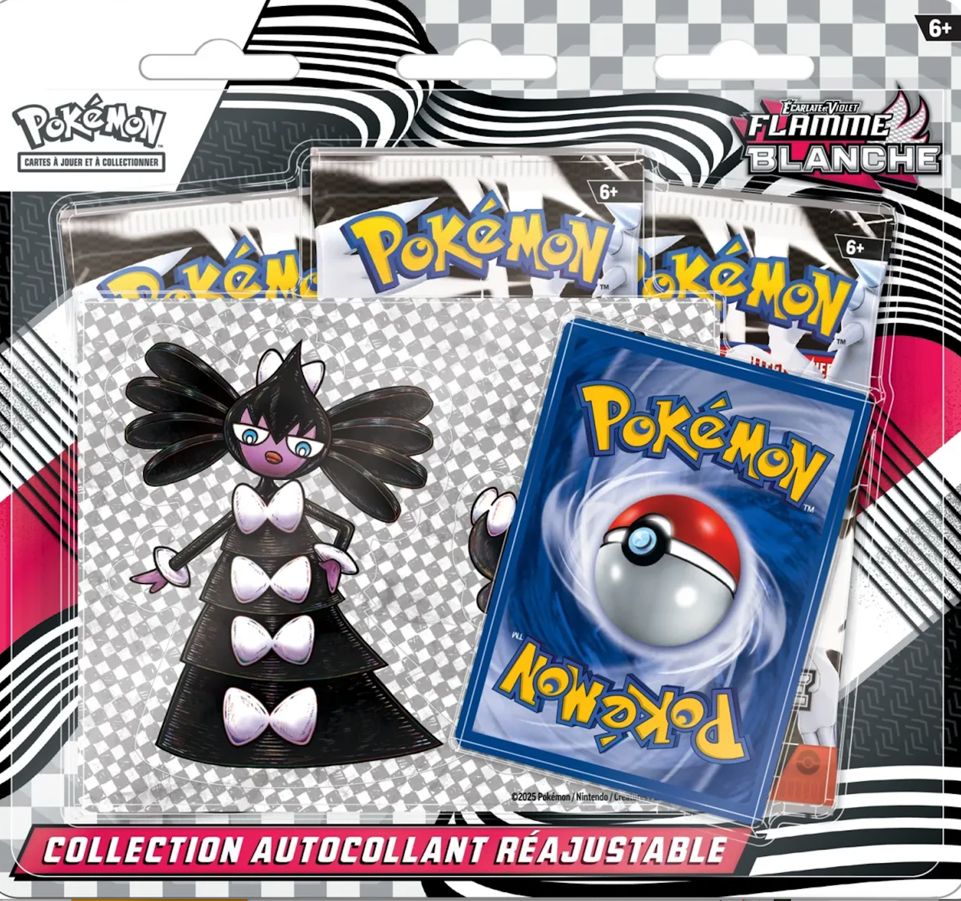 Pokémon JCC: Ecarlate & Violet EV10.5 - Flamme Blanche Collection Autocollant Réajustable - FR Pokémon JCC: Ecarlate & Violet EV10.5 - Flamme Blanche Collection Autocollant Réajustable - FR
