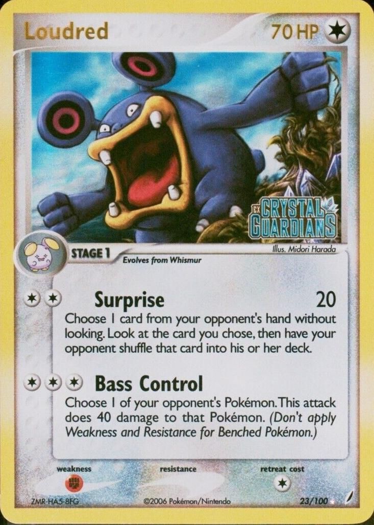 Loudred - 23/100 - Reverse Holo - EN Loudred - 23/100 - Reverse Holo - EN
