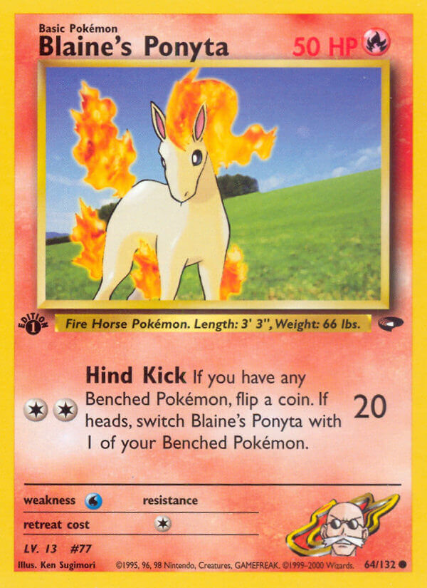 Blaine’s Ponyta - 64/132 - EN Blaine’s Ponyta - 64/132 - EN