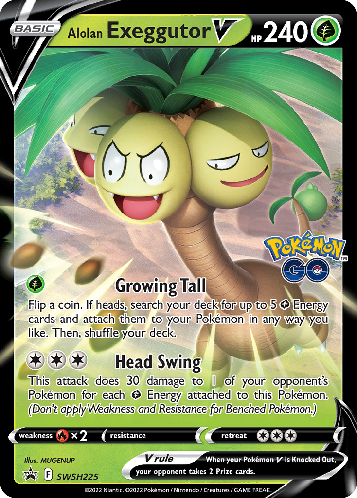Alolan Exeggutor V - SWSH225/306 - EN Alolan Exeggutor V - SWSH225/306 - EN