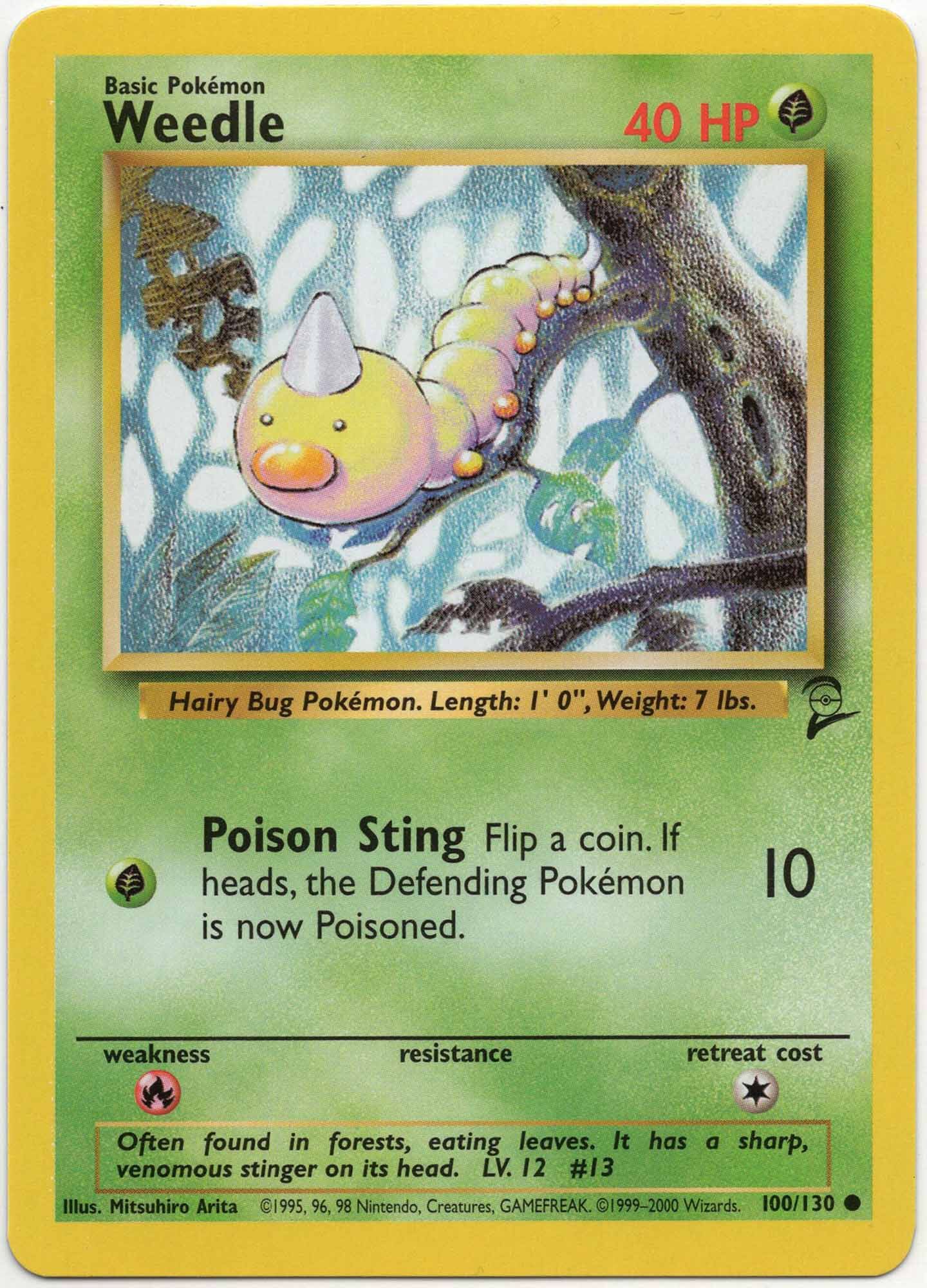 weedle-100-130-pok-mon-tcg Weedle - 100/130 - Pokémon TCG
