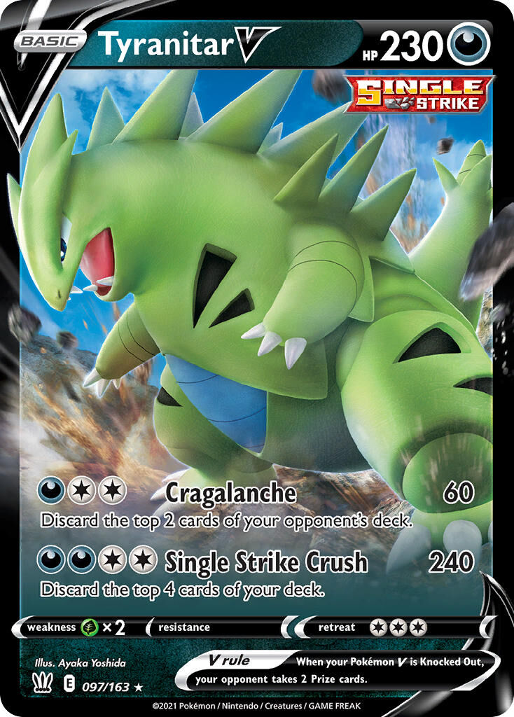 Tyranitar V - 097/163 - EN