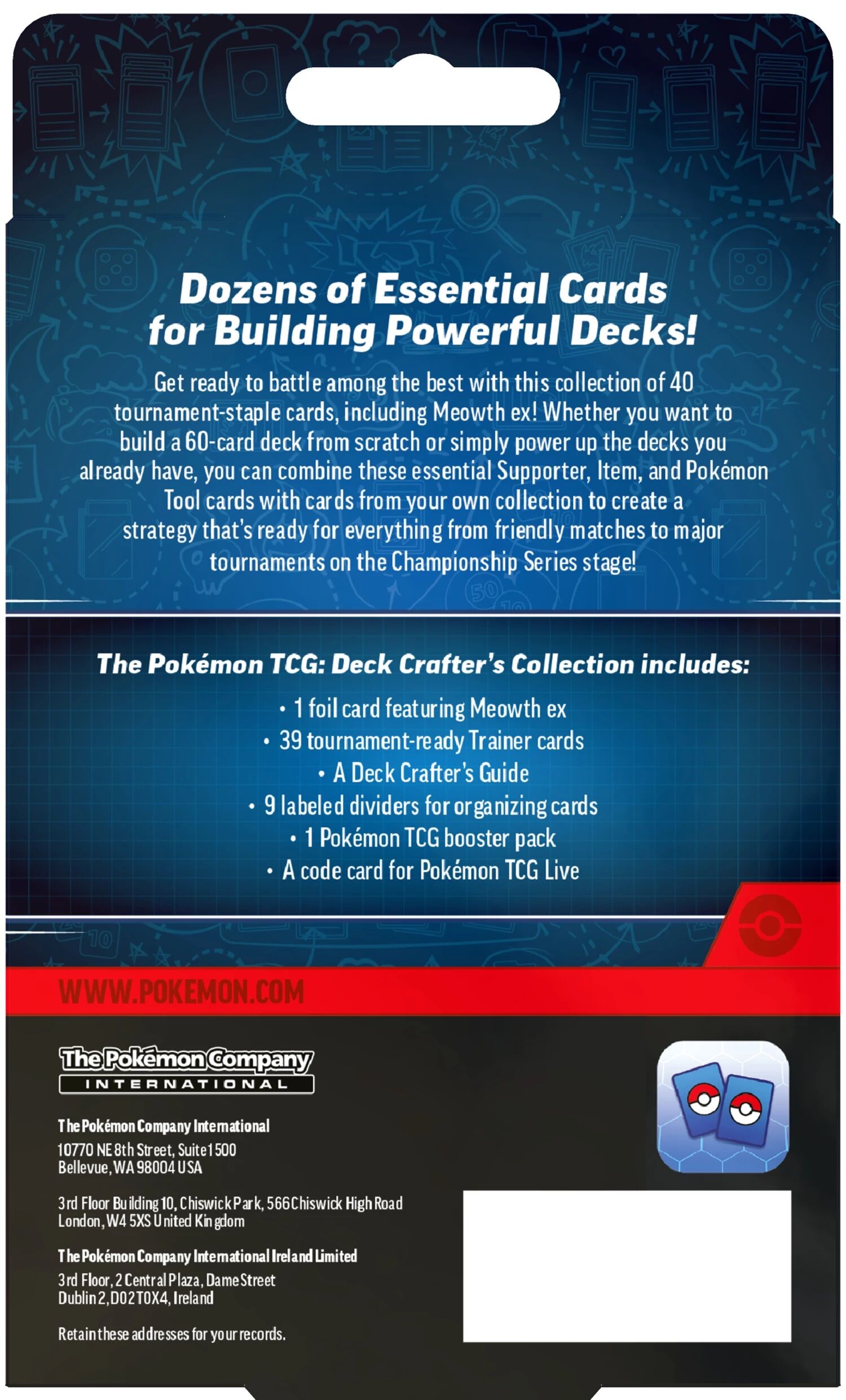 Pokémon TCG: Deck Crafter's Collection Meowth ex - EN