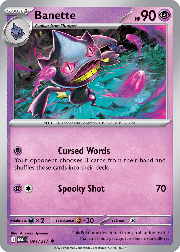 Banette - 091/217 - EN Banette - 091/217 - EN