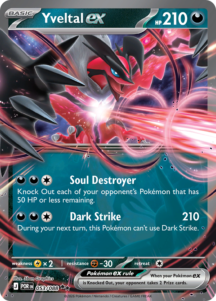 Yveltal ex - 053/088 - EN Yveltal ex - 053/088 - EN