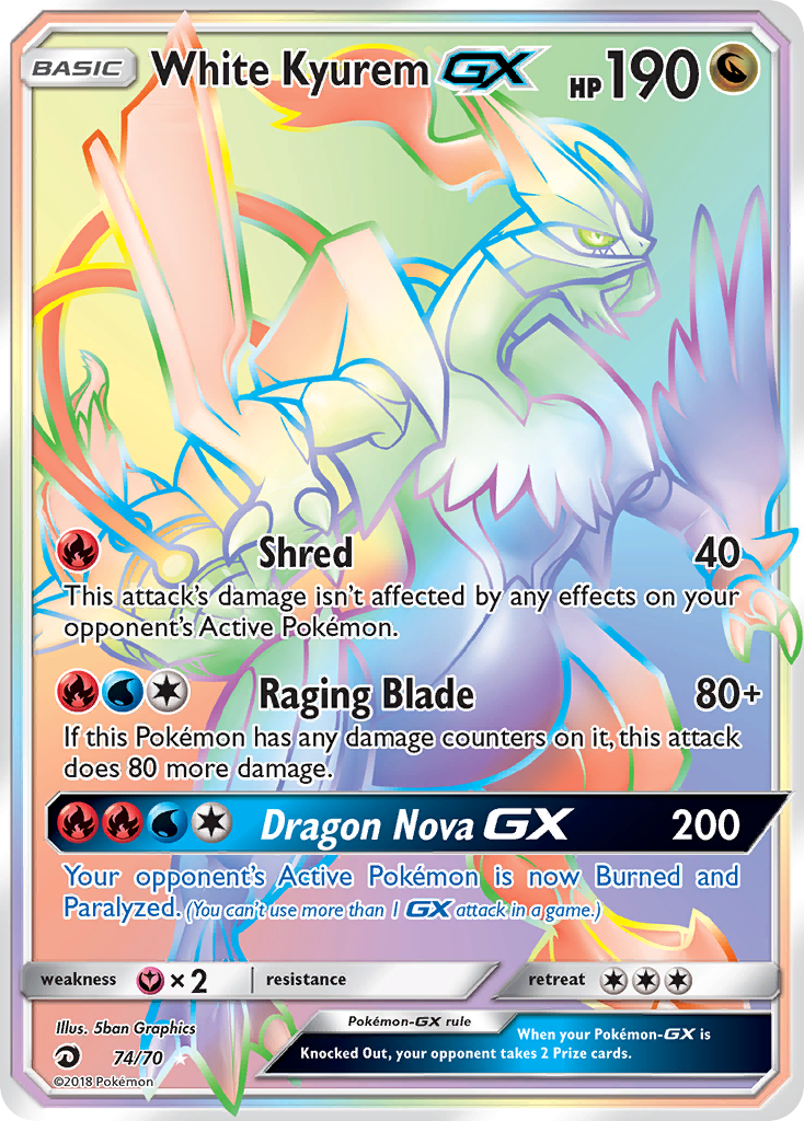 White Kyurem-GX - 74/70 - EN White Kyurem-GX - 74/70 - EN