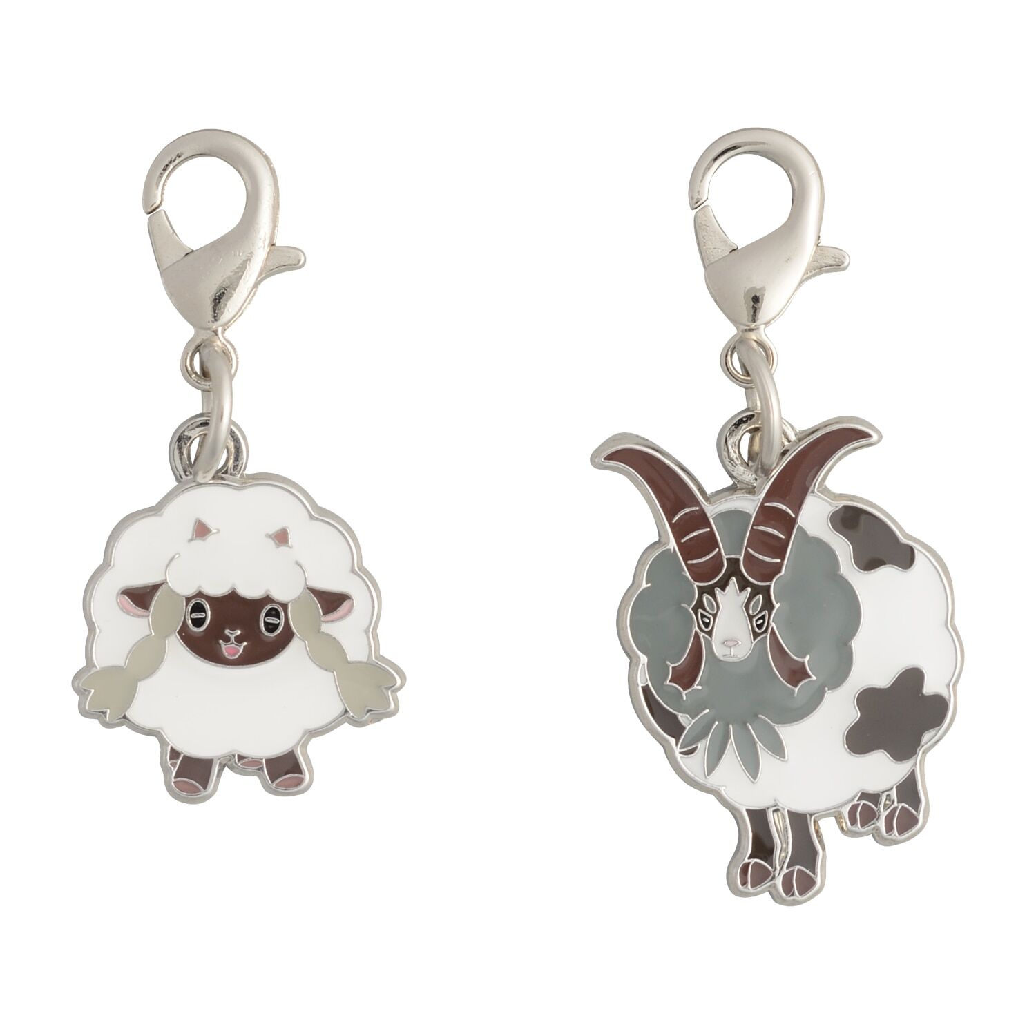 Pokemon Center - Wooloo, Dubwool Schlüsselanhänger - 2 Stück