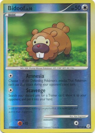 Bidoof - 70/130 - Reverse Holo - EN Bidoof - 70/130 - Reverse Holo - EN