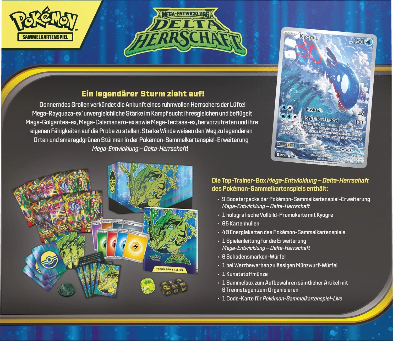 Pokémon TCG: ME06 Delta Herrschaft Elite Trainer Box - DE
