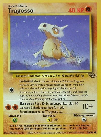 Tragosso 050/064 - Pokémon TCG