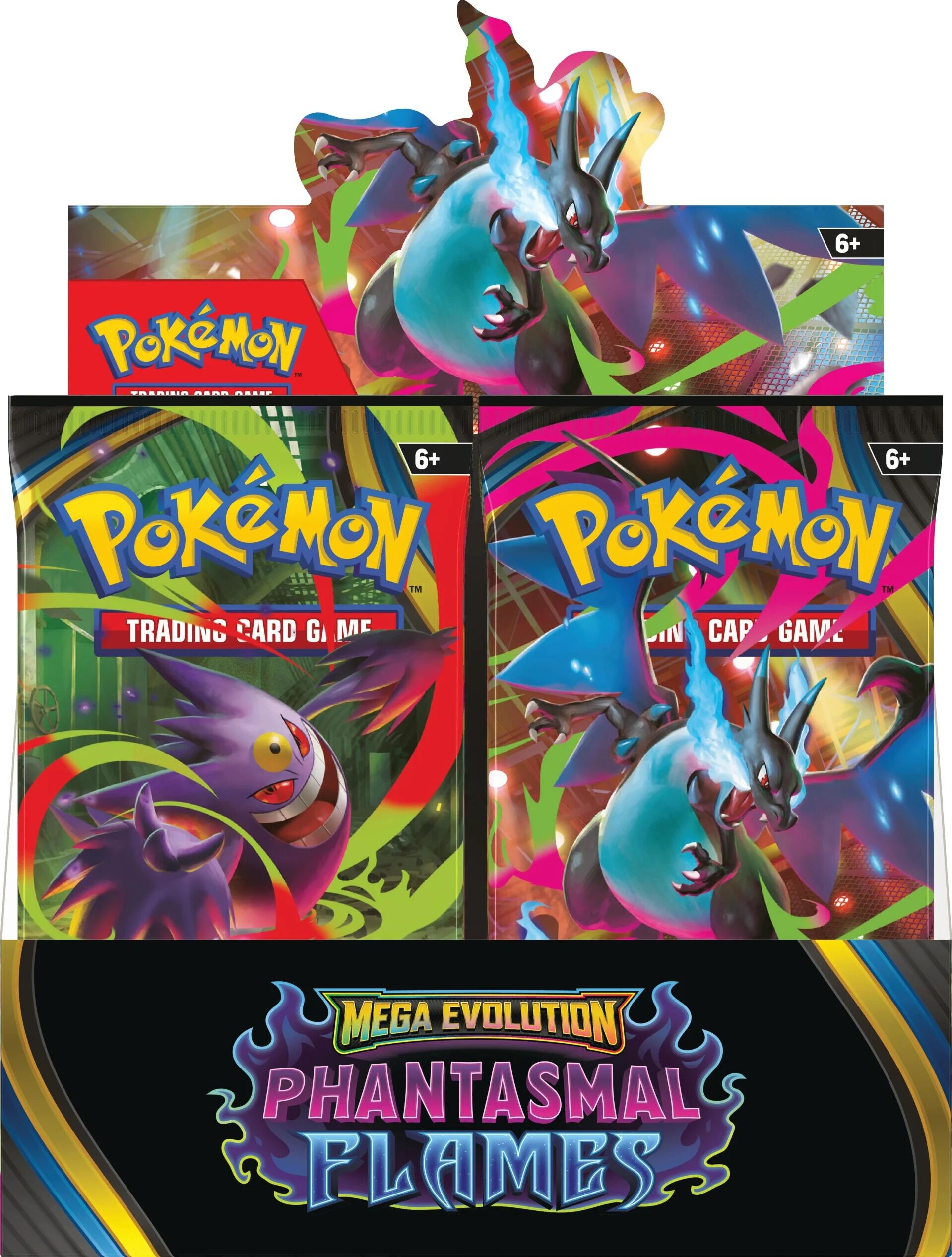 Pokémon TCG: Mega Evolution Phantasmal Flames Booster Display (36 Packs) - EN