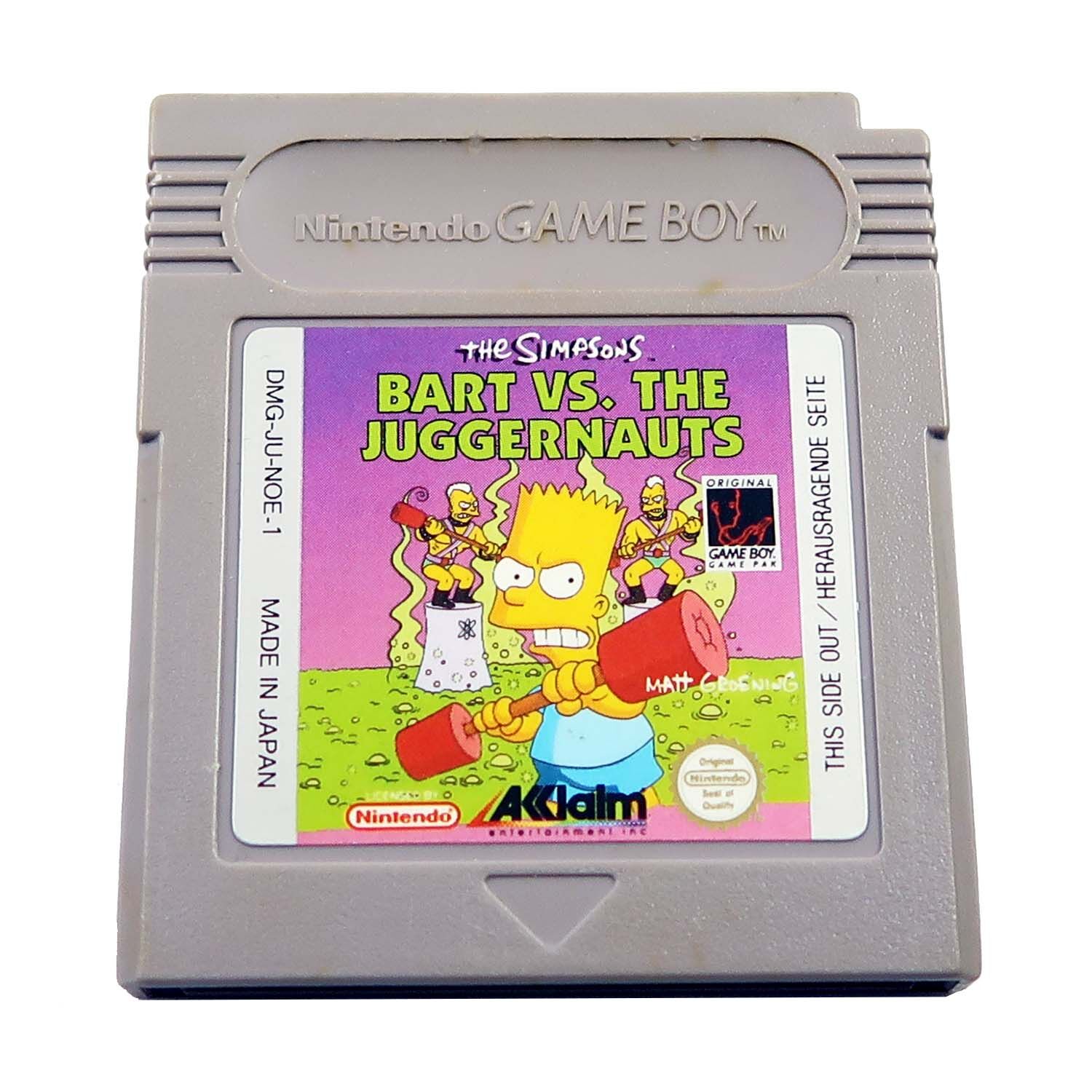 Die Simpsons Bart vs. the Juggernauts - Game Boy