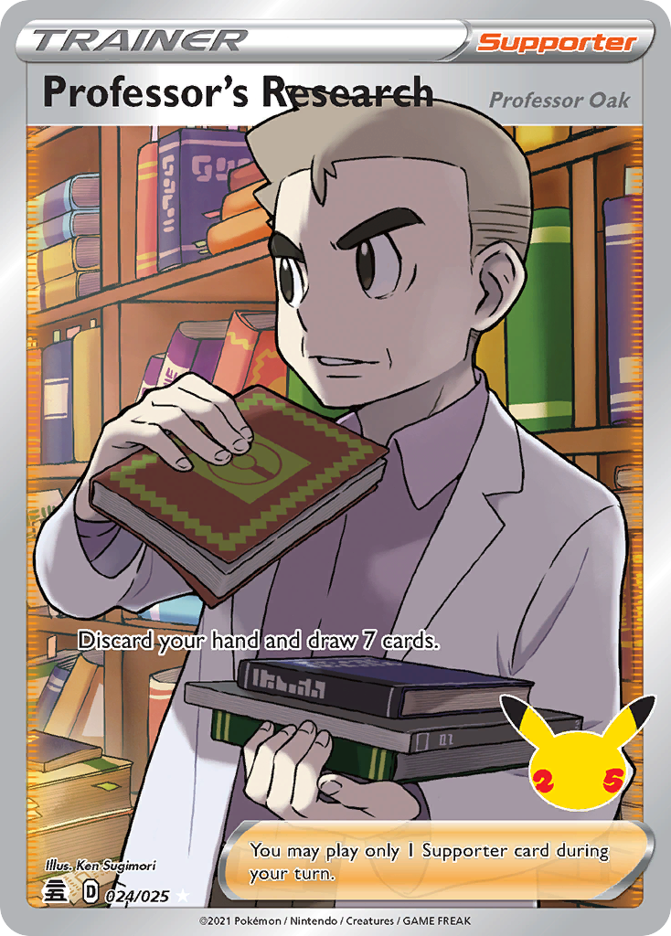 Professor’s Research - 024/025 - Holo Rare - Pokémon TCG - Near Mint - EN