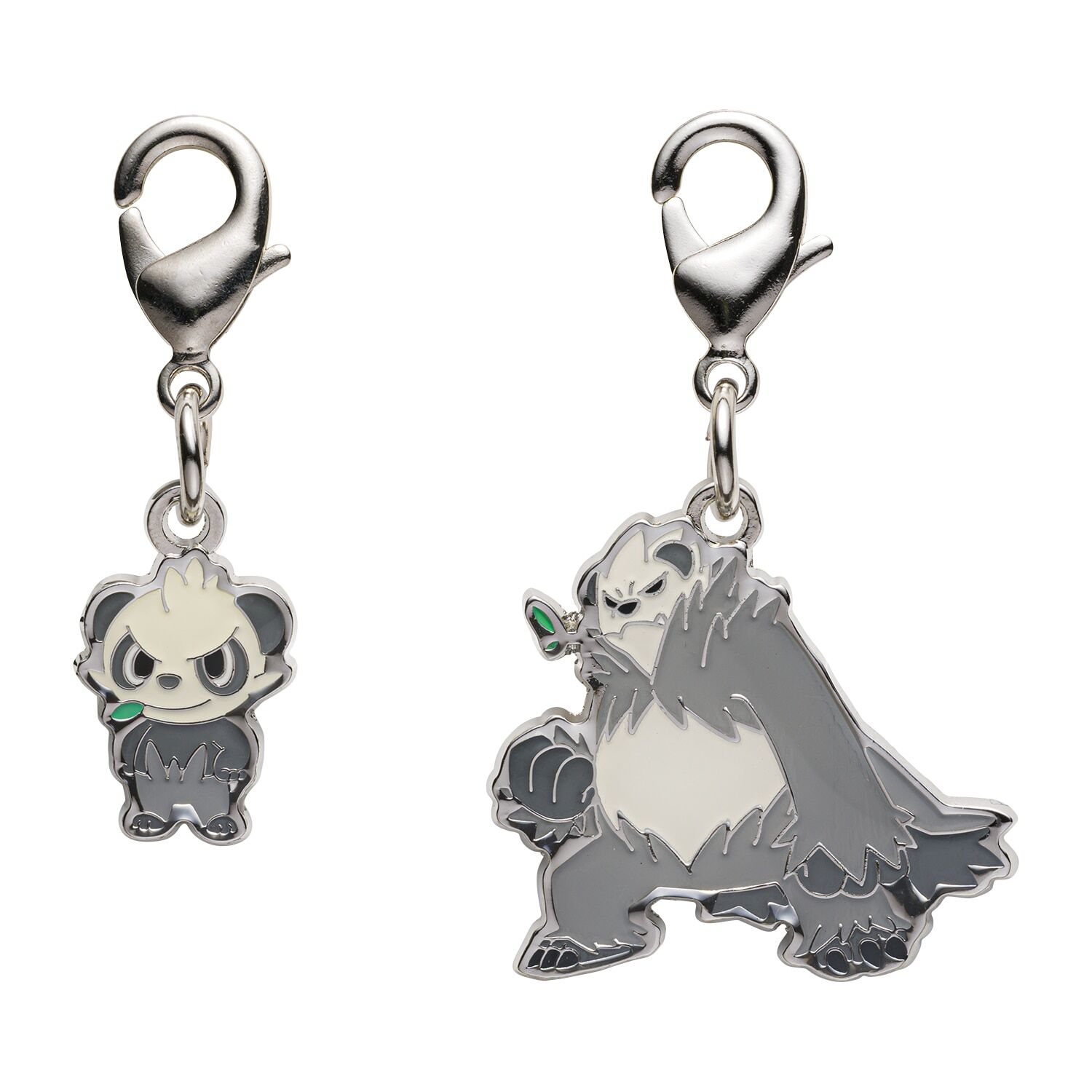 Pokemon Center - Pancham, Pangoro Schlüsselanhänger - 2 Stück Pokemon Center - Pancham, Pangoro Schlüsselanhänger - 2 Stück