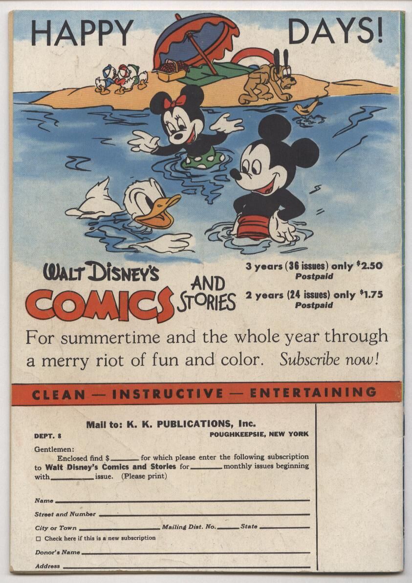Walt Disney's Comics and Stories #59