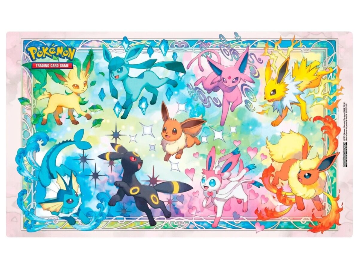 Pokemon Prismatic Evolutions Eeveelutions Spielmatte Pokemon Prismatic Evolutions Eeveelutions Spielmatte