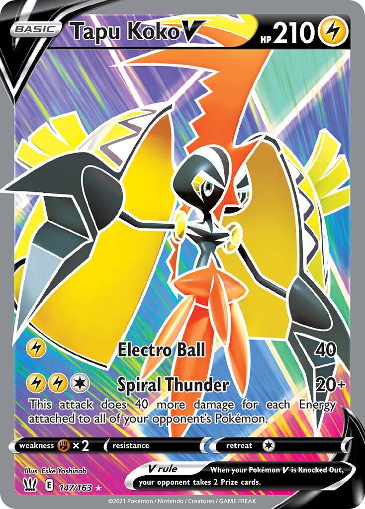 Tapu Koko V - 147/163 - EN Tapu Koko V - 147/163 - EN