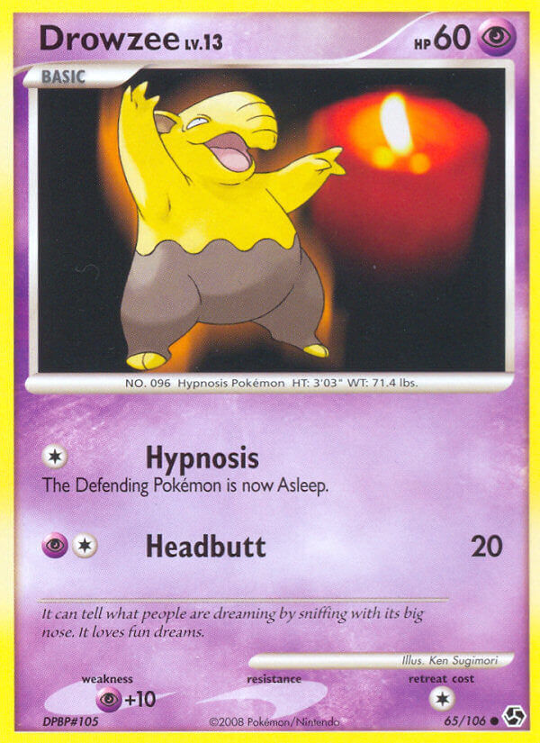 Drowzee - 65/106 - Reverse Holo - EN Drowzee - 65/106 - Reverse Holo - EN