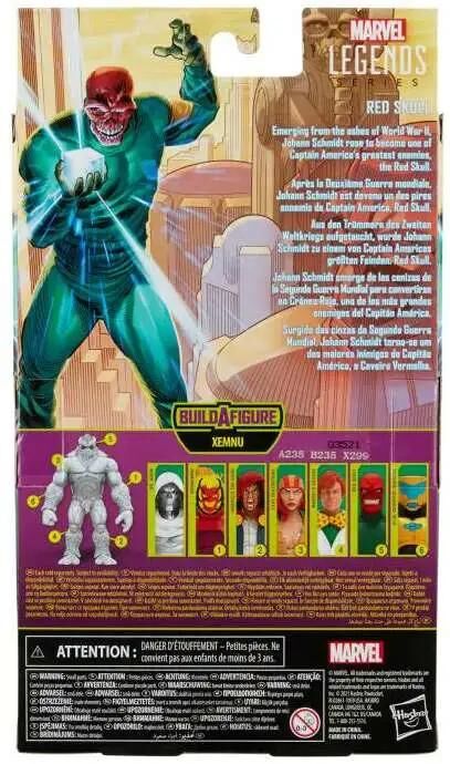 Super Villains Marvel Legends Xemnu Series Red Skull Action Figure