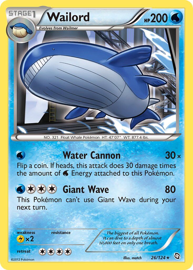Wailord - 26/124 - EN Wailord - 26/124 - EN