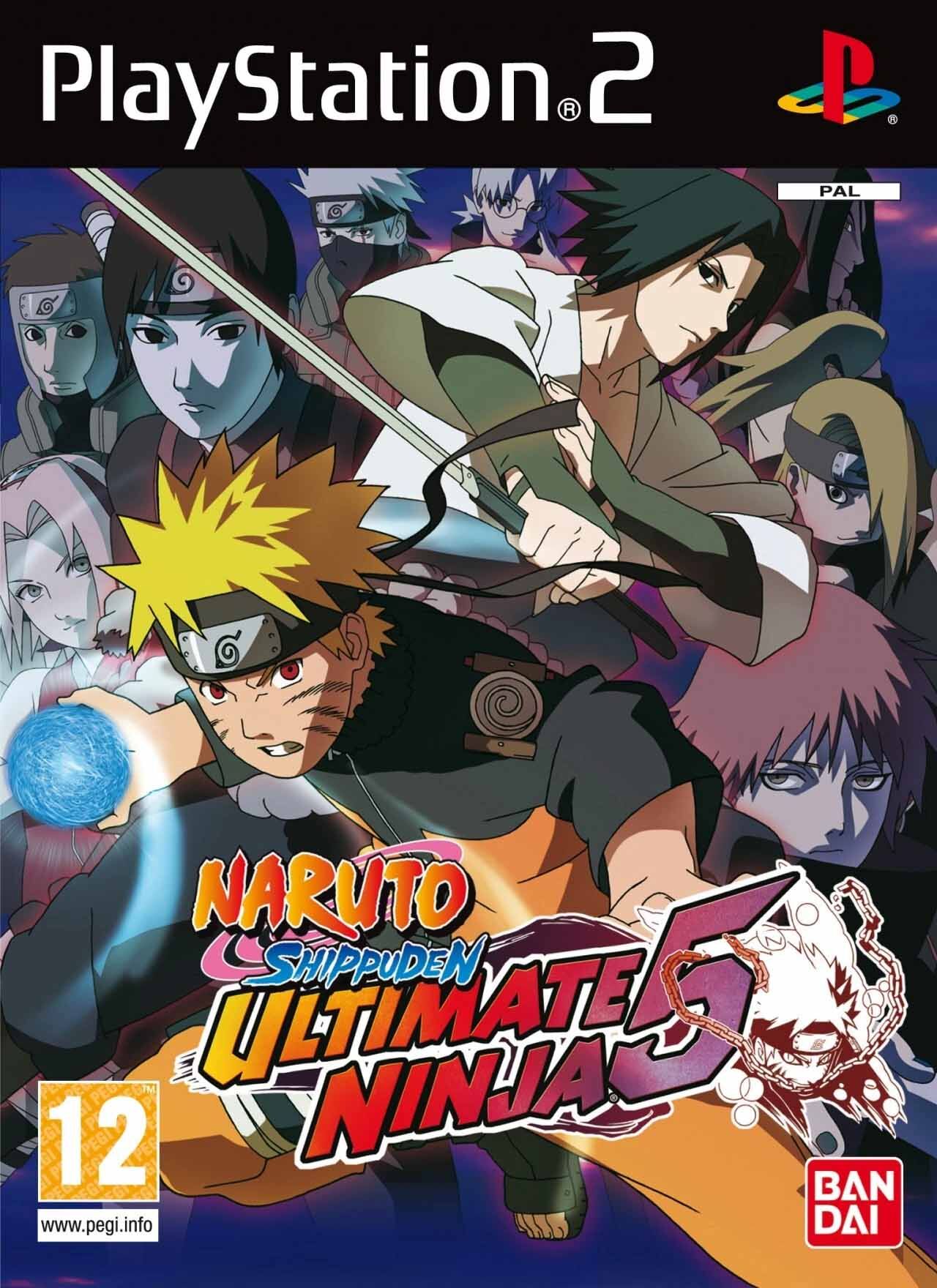 Naruto Shippuden Ultimate Ninja 5 - PS2 Naruto Shippuden Ultimate Ninja 5 - PS2