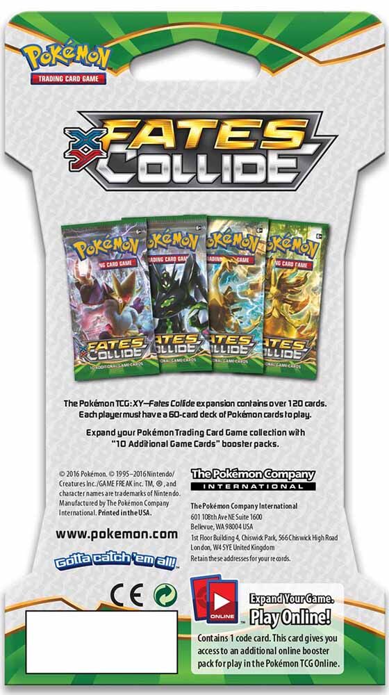 Pokémon XY Fates Collide Sleeved Booster - EN