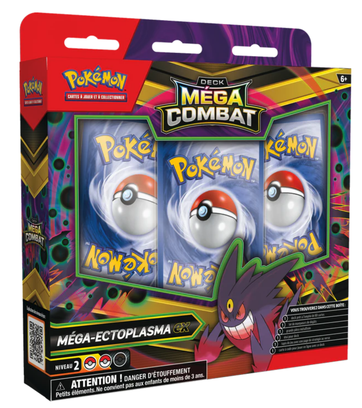 Pokémon JCC: Méga Combat Deck - Méga-Ectoplasma ex - FR Pokémon JCC: Méga Combat Deck - Méga-Ectoplasma ex - FR