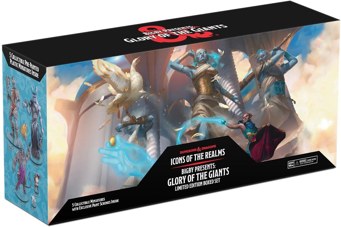 Icons of The Realms: Bigby Presents: Glory of the Giants - Limited Edition Boxed Set (Set 27) - Dungeons & Dragons - EN Icons of The Realms: Bigby Presents: Glory of the Giants - Limited Edition Boxed Set (Set 27) - Dungeons & Dragons - EN