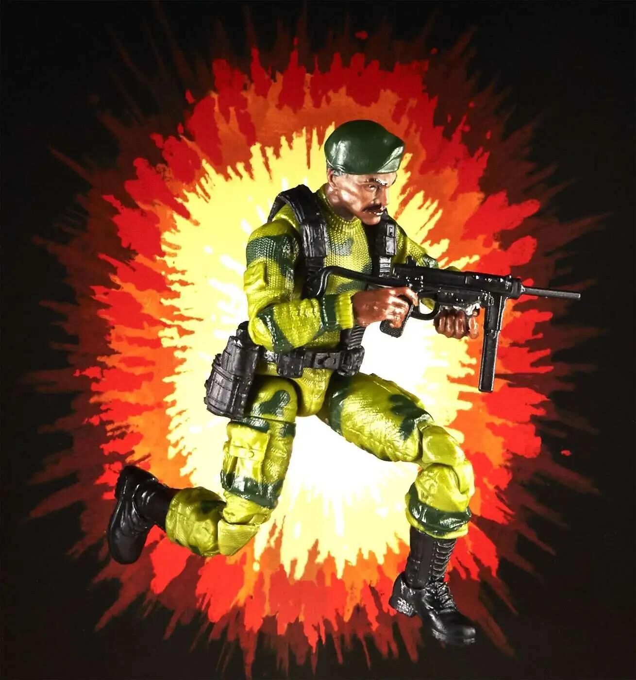 GI Joe Retro Collection Lonzo "Stalker" Wilkinson Exclusive Action Figure