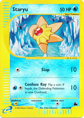 Staryu - 104/144 - Reverse Holo - EN