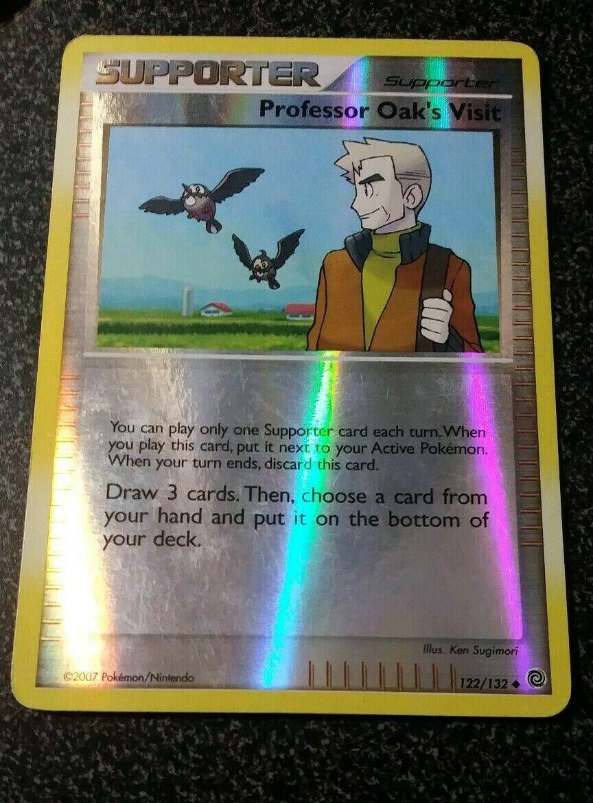 Professor Oak’s Visit - 122/132 - Reverse Holo - EN Professor Oak’s Visit - 122/132 - Reverse Holo - EN