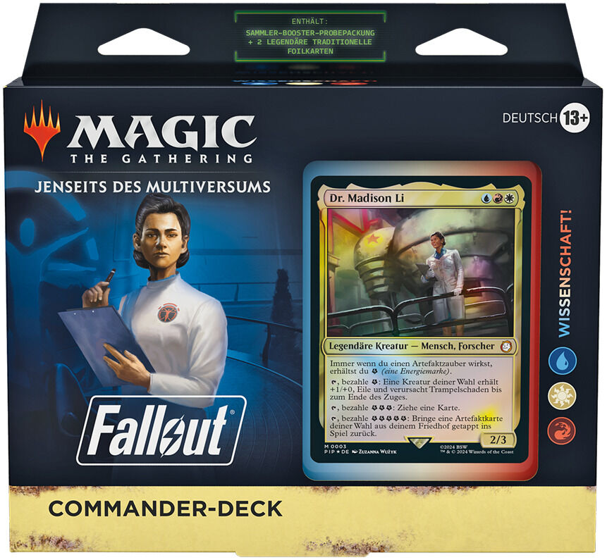 Jenseits des Multiversums - Fallout Commander Deck - Wissenschaft! -Magic the Gathering - DE Jenseits des Multiversums - Fallout Commander Deck - Wissenschaft! -Magic the Gathering - DE