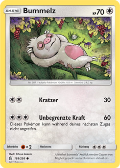 Bummelz 168/236 - Pokémon TCG