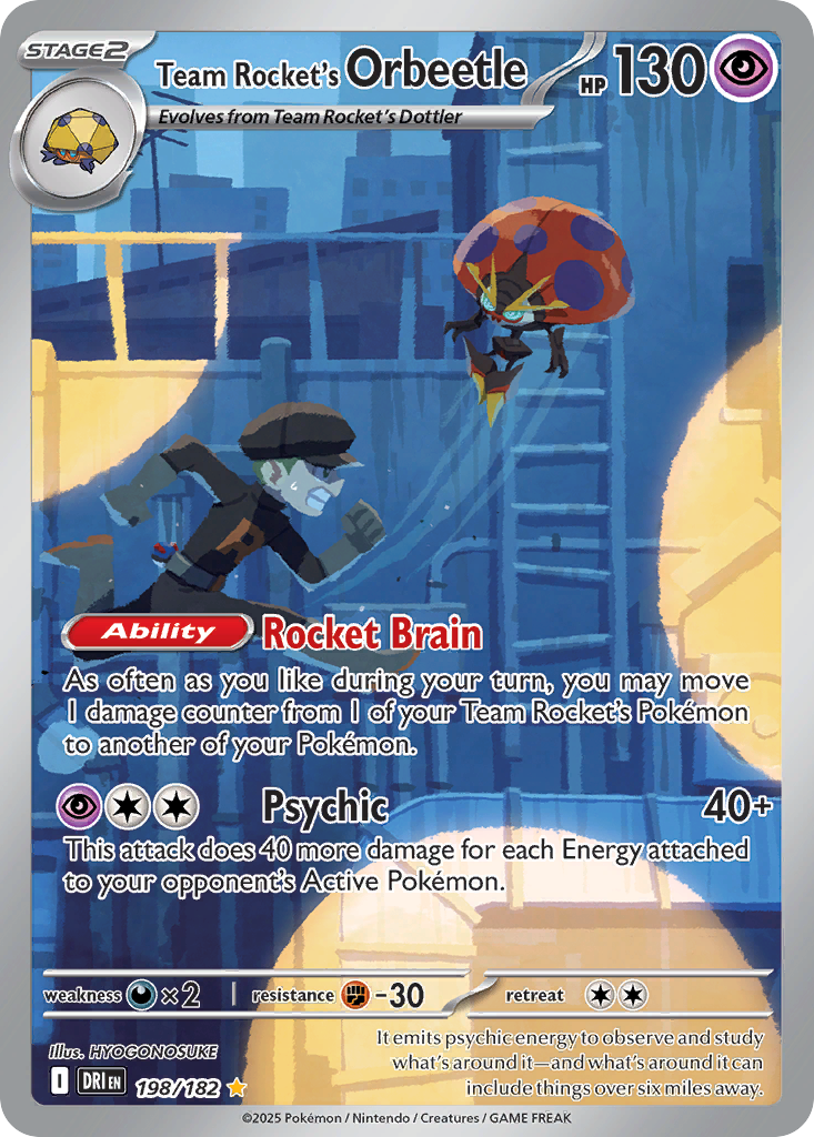 Team Rocket’s Orbeetle - 198/182 - EN Team Rocket’s Orbeetle - 198/182 - EN