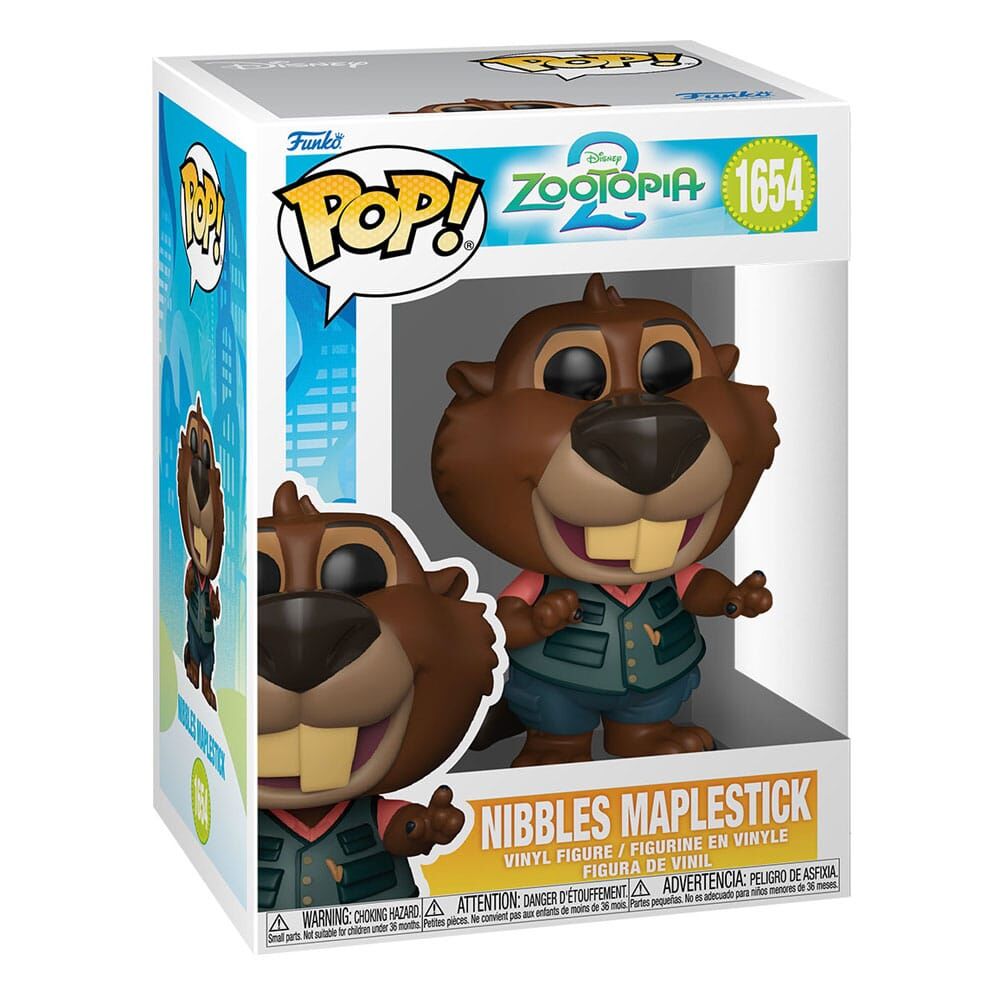 ZOOTOPIA 2 POP! #1654 Movies Vinyl Figur Nibbles Maplestick - 9 cm ZOOTOPIA 2 POP! #1654 Movies Vinyl Figur Nibbles Maplestick - 9 cm