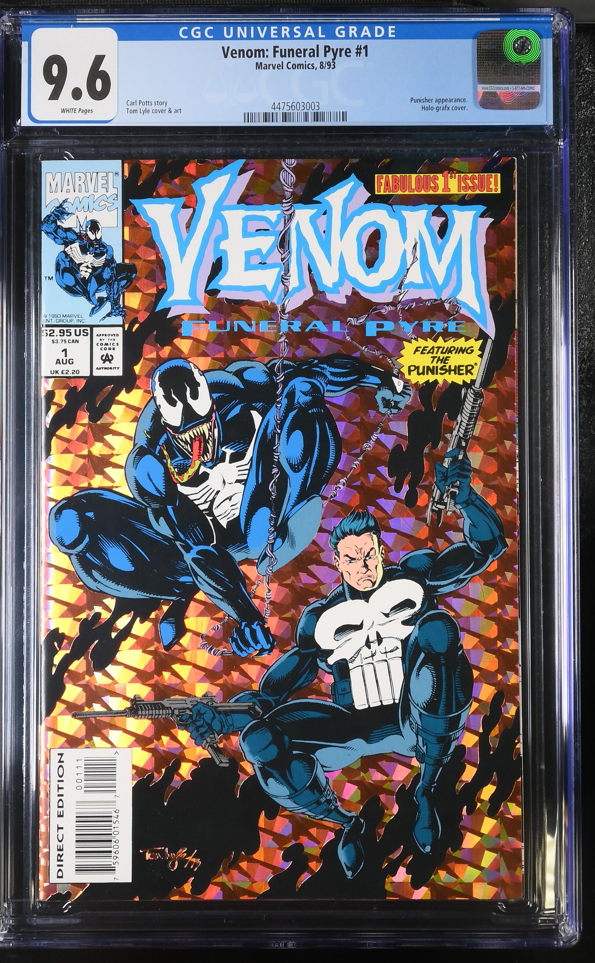 Venom Funeral Pyre #1 CGC 9.6 Venom Funeral Pyre #1 CGC 9.6
