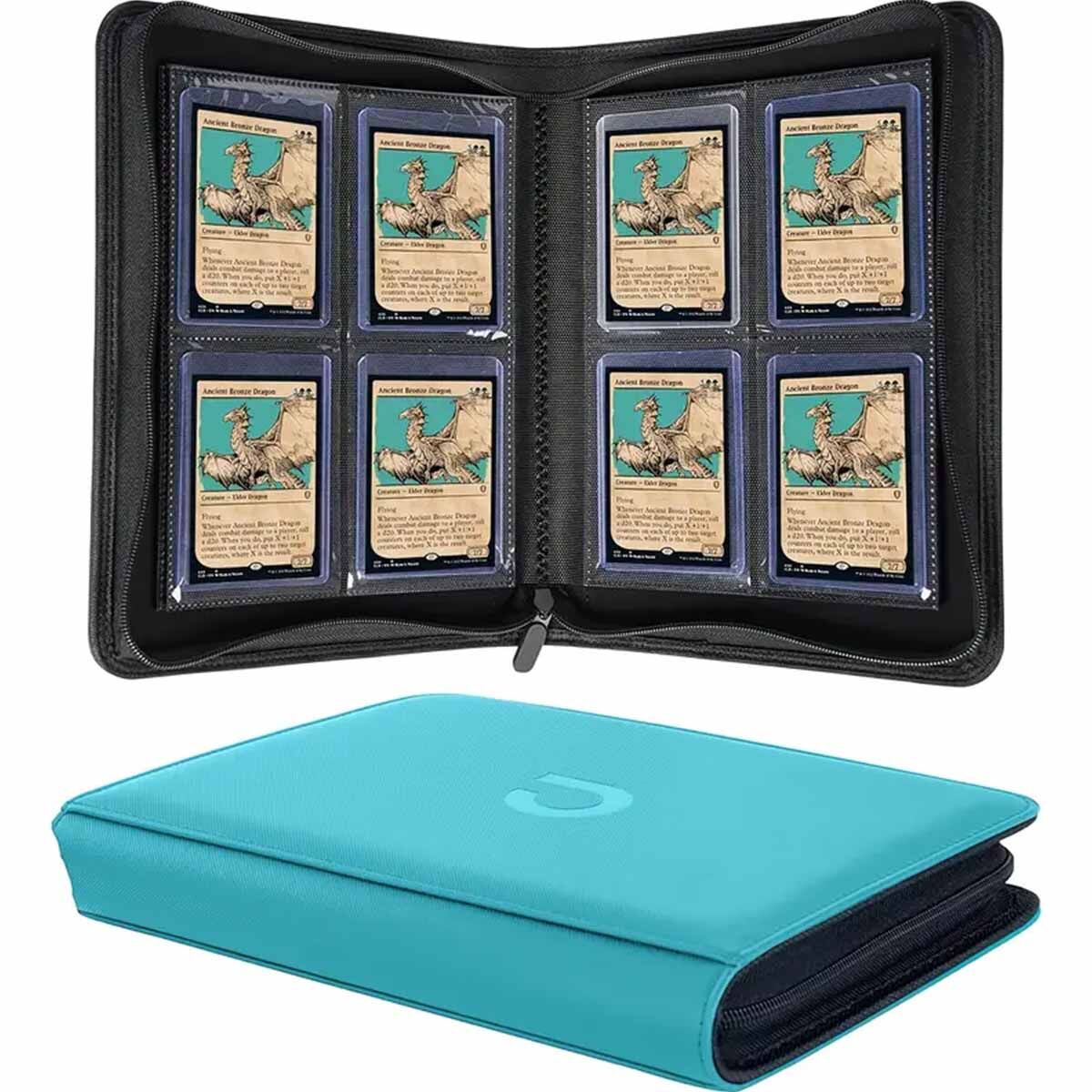 Toploader Binder Order Azur Türkis (4-Pocket) Toploader Binder Order Azur Türkis (4-Pocket)