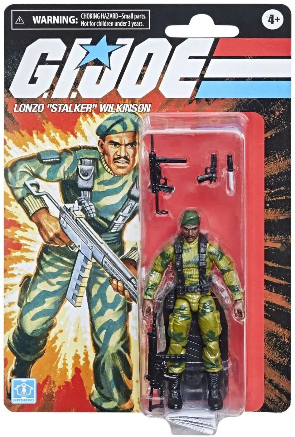 GI Joe Retro Collection Lonzo "Stalker" Wilkinson Exclusive Action Figure